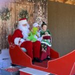 Santa Claus didn’t mind the change in venue for the annual Classic Christmas by the Union County Recreation Department, which moved the holiday event from the Sports Center to Meeks Park to provide more space in 2025. Photo by Samantha Laratta