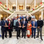 (Back Row, Right) Union County Historical Society Members Mickey Cummings, Judy Carpenter and Mike Cook traveled to Atlanta last week to be honored at the 14th Annual Governor’s Awards for the Arts and Humanities. Photo/Submitted