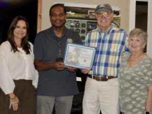 Local pilot Kinnie surprised with Wright Brothers Award