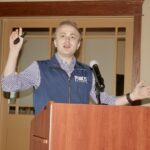Fox 5 Meteorologist Forbes speaks at chamber luncheon