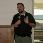 UCSO Lt. Dustin Walker was a featured presenter in the third of five Citizens Academy sessions that took place last Thursday. Photo by Brittany Holbrooks
