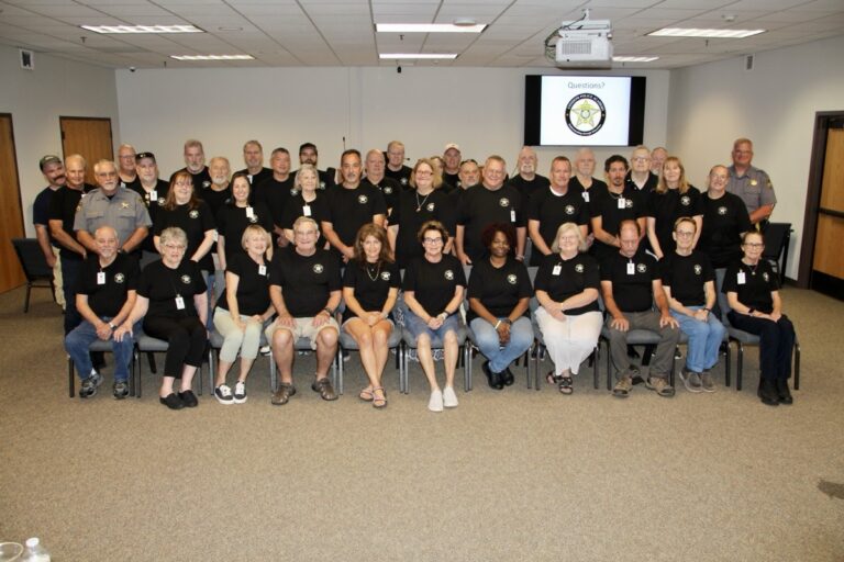The inaugural class of the Union County Sheriff’s Office Citizens Academy on Thursday, Sept. 3. Photo by Shawn Jarrard