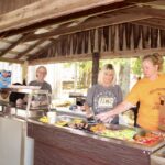 Pictured here during the 2024 Indian Summer Festival, the Woody Gap School Teachers Booth featured food and drinks for festival guests. The booth will return this year. Photo by Brittany Holbrooks