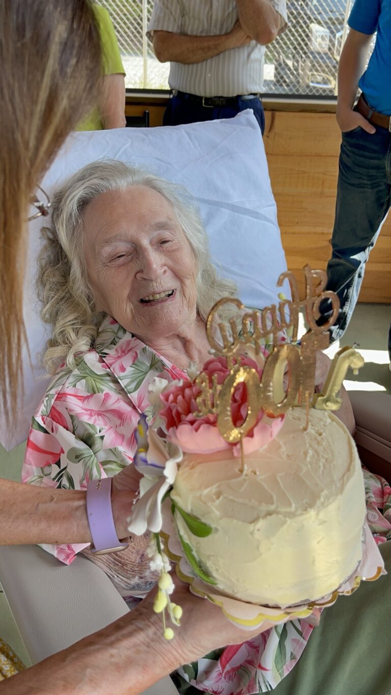 Dorothy Juanita Drake-Dye-Denton turned 100 on Sunday surrounded by family and friends. Photo/Submitted
