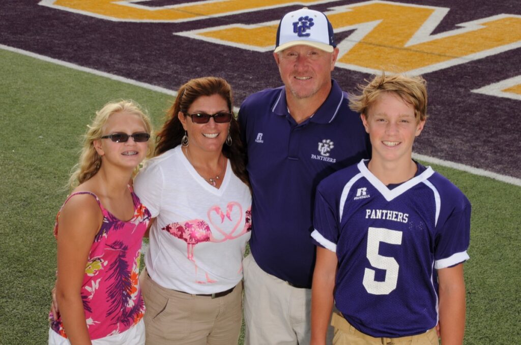 Brian Allison with family