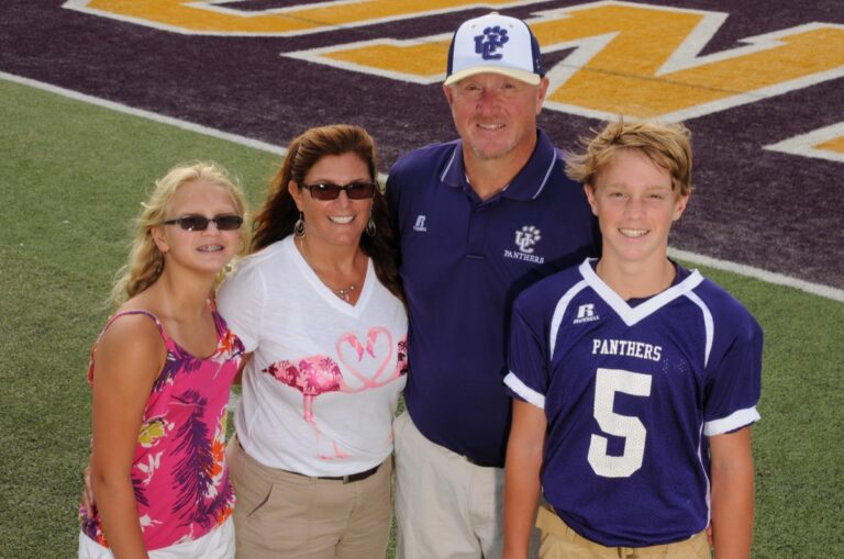 Brian Allison with family
