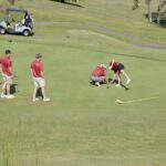 The team from Forever Free Golf Co. had a blast supporting American Legion causes during the Putting With Patriots Golf Tournament last week. Photo by Brittany Holbrooks