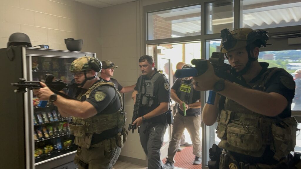 Local first responders teamed up for vital school safety training earlier this month.