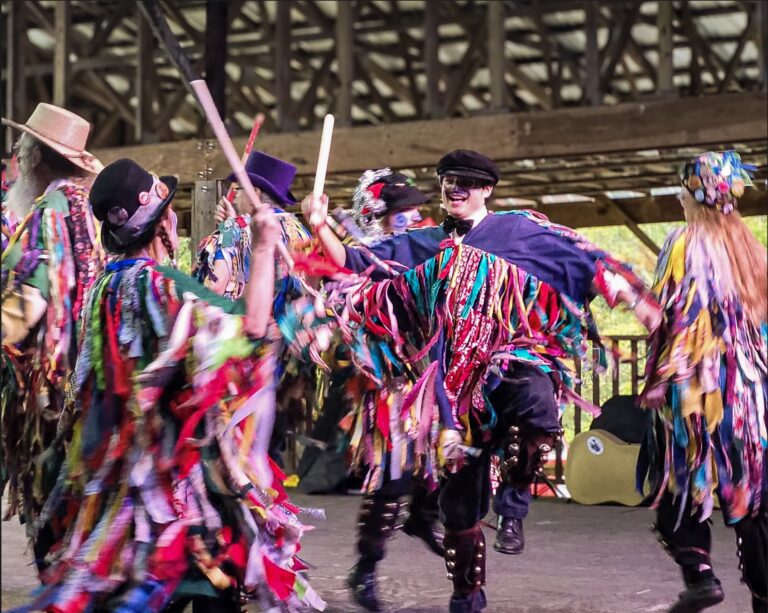 Sky Martinez Performing "As the tides do flow" with the Brasstown Morris Dance Team
