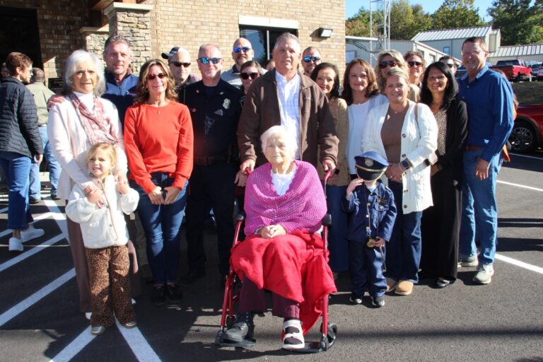 The family of Hughes Chatham was honored to attend the dedication of the new Union County 911 Communications Center and Mapping Office on Thursday, Oct. 22. Photo by Shawn Jarrard
