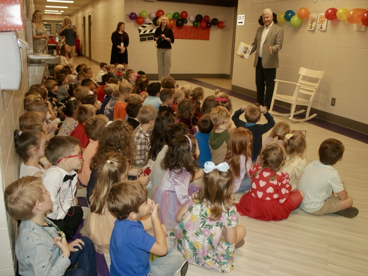 District 8 State Rep. Stan Gunter returned to 2026 Georgia Pre-K Week to read to local preschoolers at the Union County Primary School. Photo by Brittany Holbrooks