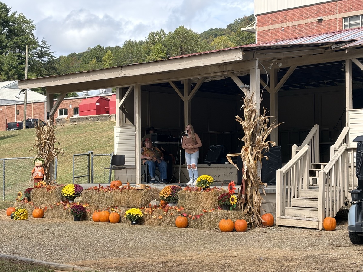 Singer Nealy Webster returned to the Indian Summer Festival to deliver what has become her traditional vocal performance for guests. Photo by Delaney Derry