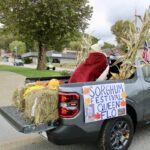 Representing Holly Hill Veterans Cemetery, World War II Veteran Florence “Flo” Ford Gerrard, 101, appeared in the Sorghum in the Mountains Parade on Saturday. Photo by Lowell Nicholson