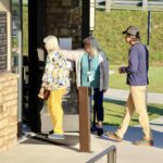 Union County Poll Officer Mary Verner instructed voters at the Voting Center during early voting last week. Photo by Shawn Jarrard